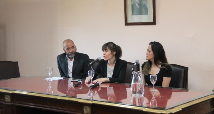 Diego Sprío, Luciana Scotti y Ana Carolina de Faria Silvestre