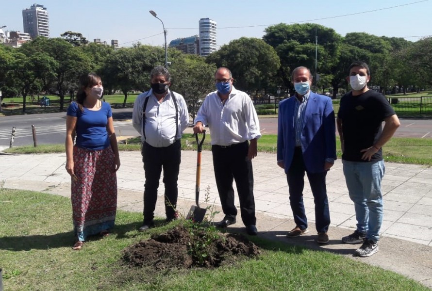 Lorena Castaño, Daniel Díaz, Oscar Zoppi, Marcelo Gebhardt y Hernán Safar