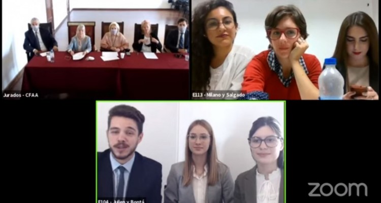 El equipo de la Facultad obtuvo el primer puesto en la Competencia Federal de Arbitraje Ambiental (CFAA)