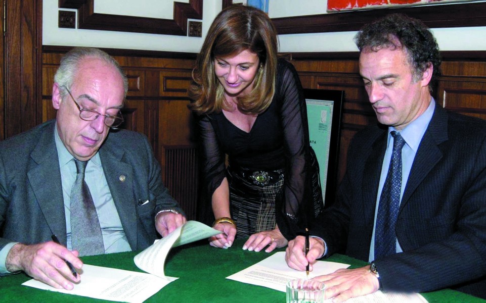 Atilio Alterini, Alejandra Tadei y Aníbal Ibarra