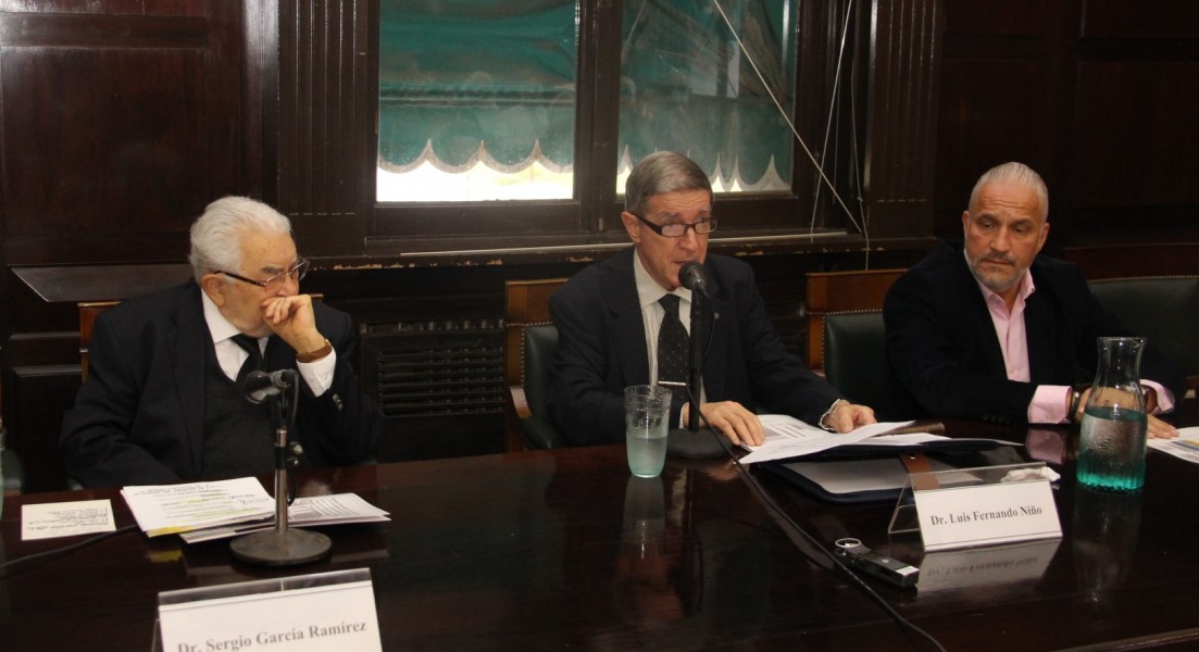 Sergio García Ramírez, Luis Fernando Niño y Pablo Laufer