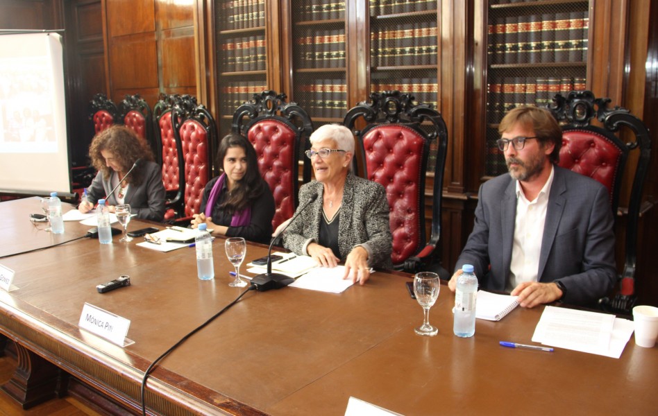 Mary Beloff, Verónica Gómez, Mónica Pinto y Martín Sigal