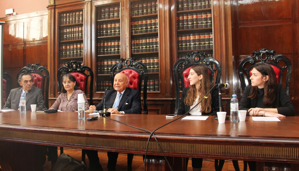 Raúl Gustavo Ferreyra, Nancy Cardinaux, Juan Carlos Cassagne, Agustina Castro y Melisa Szlajen