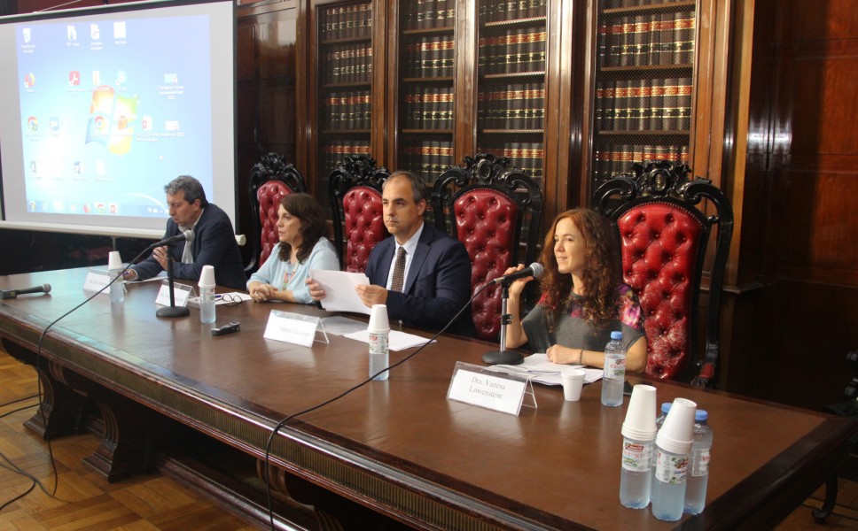 Ken Shadlen, Sonia Tarragona, Mariano Genovesi y Vanesa Lowenstein