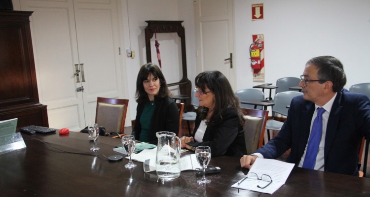 Luciana Scotti, Liliana Bertoni y Enrique Ferrer Vieyra