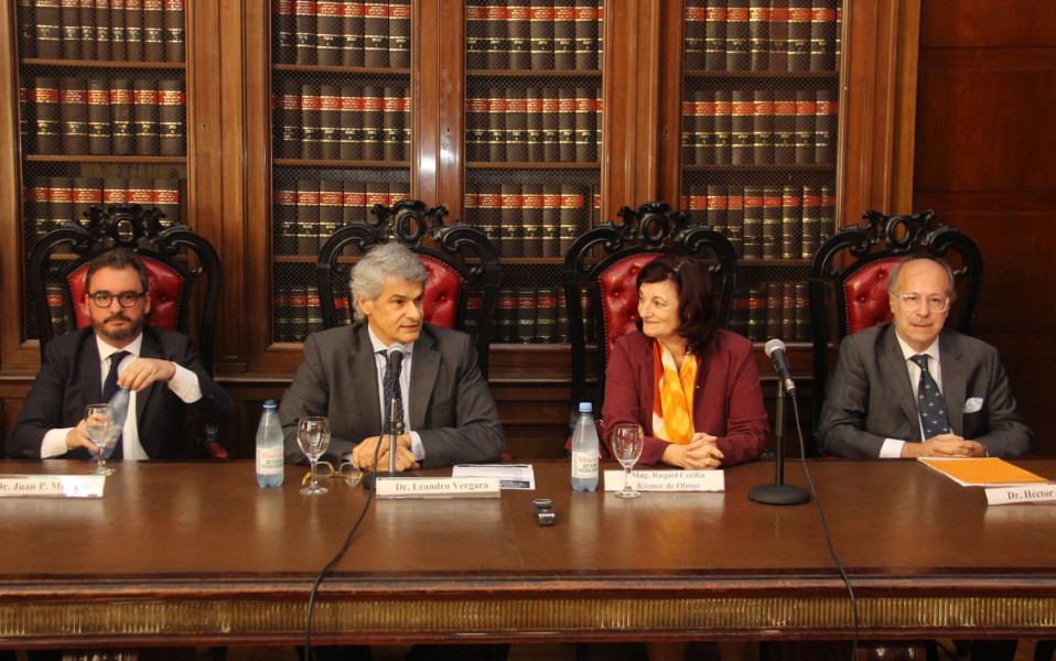 Juan Pablo Mugnolo, Leandro Vergara, Raquel Cecilia Kismer de Olmos y Héctor Guisado