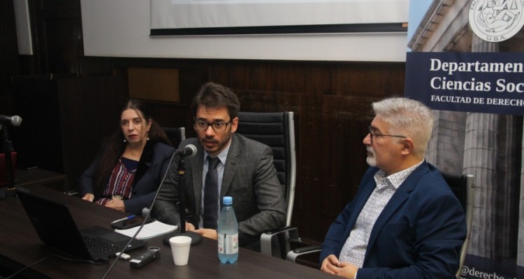 Isabel González Nieves, Alberto Barbuto y Rubén Donzis