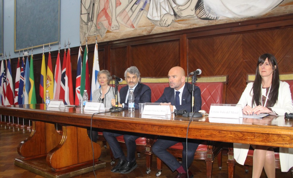 Joanna Richardson, Leandro Vergara, Amador Sánchez Rico y Lorena Tula del Moral