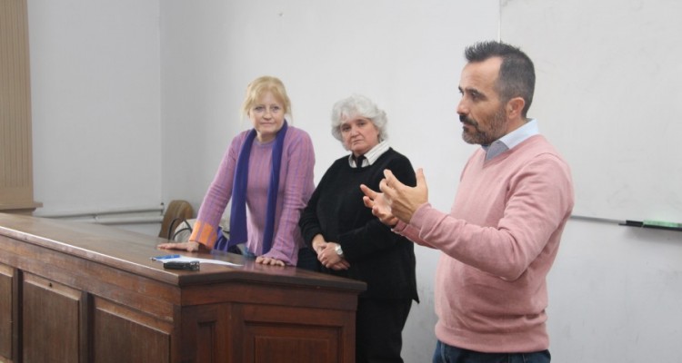 Eleonora Vallet, Andrea Pérez y Juan Carlos Ortiz