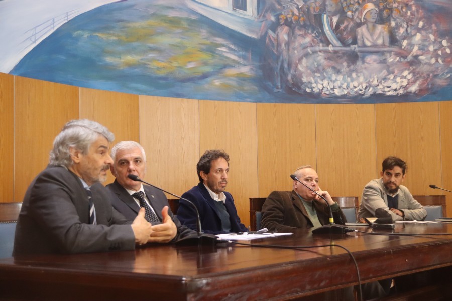 Leandro Vergara, Jorge Bercholc, Gerardo Scherlis, Aníbal D'Auria y Juan Barile