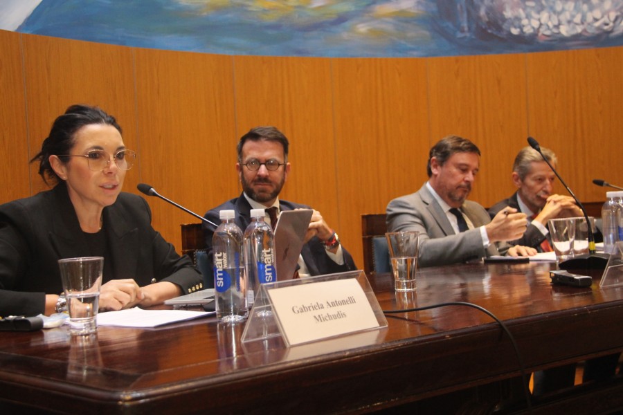 Gabriela Antonelli Michudis, Pablo Frick, Javier Lorente y Héctor Osvaldo Chómer