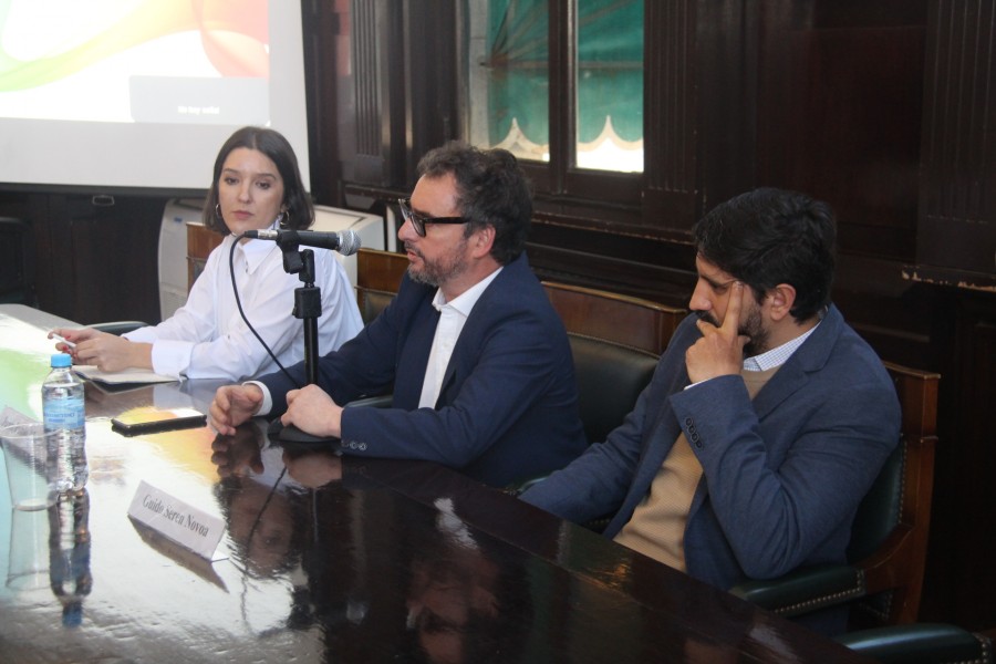 Victoria Flores Beltrán, Juan Pablo Mugnolo y Guido Seren Nova