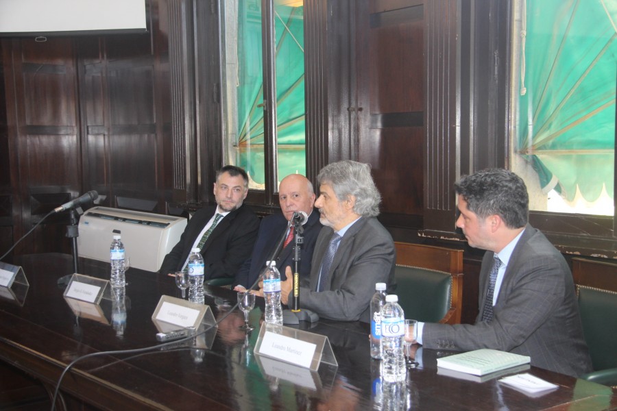 Enrique Alonso Regueira,  Sergio G. Fernández, Leandro Vergara y Leandro Martínez