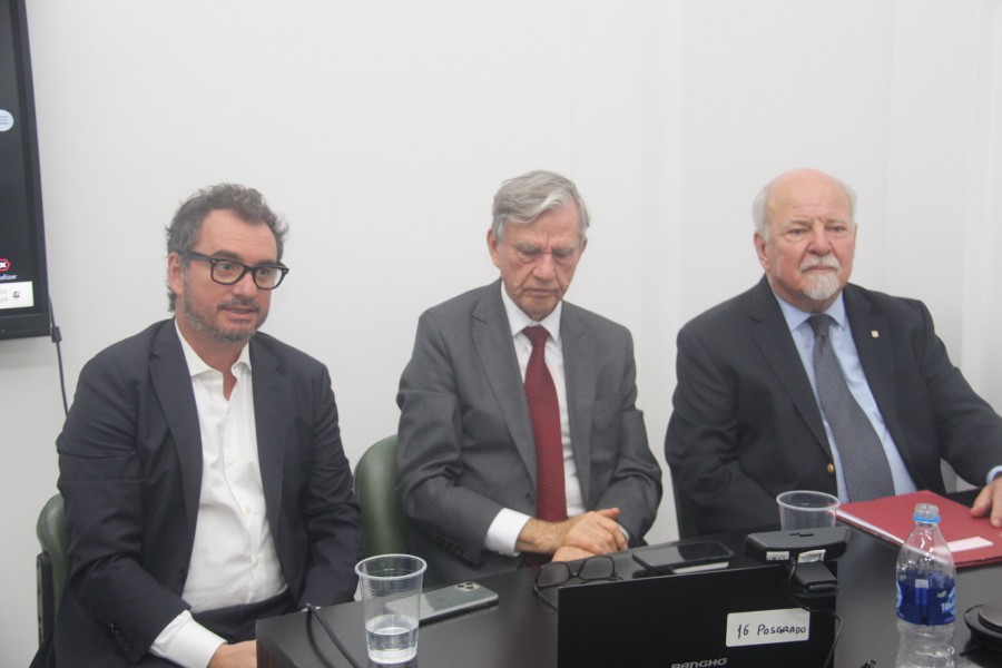 Juan Pablo Mugnolo, Nelson Mannrich y Adrián Goldin