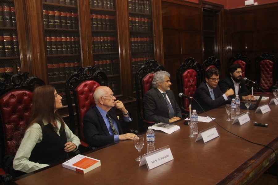 María Gabriela Scataglini, Martín D. Farrell, Leandro Vergara, Joaquín Millón Quintana y Diego Luna