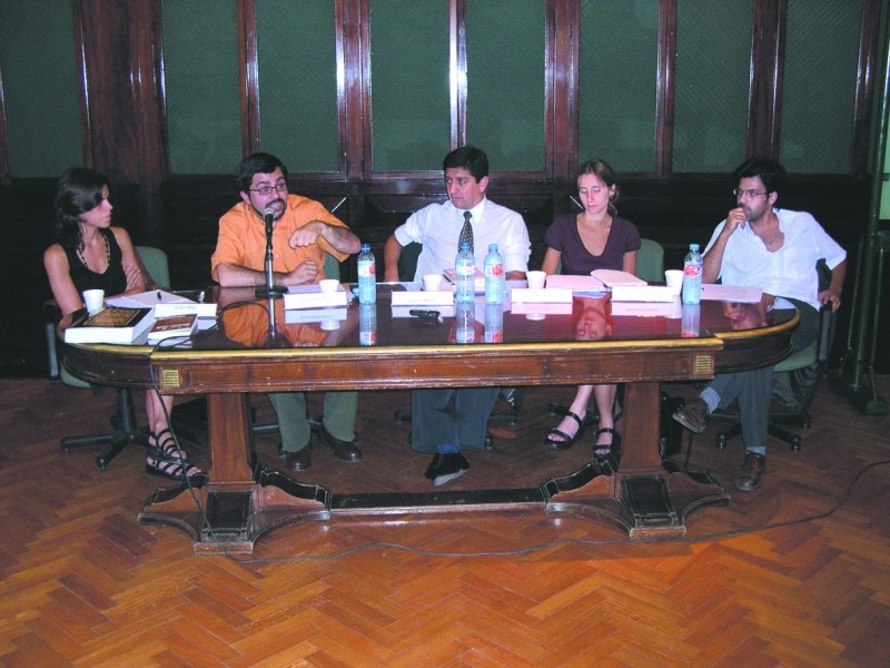 Julieta Rossi, Gerardo Pisarello, Gustavo Moreno, Carolina Fairstein y Sebastián Tedeschi