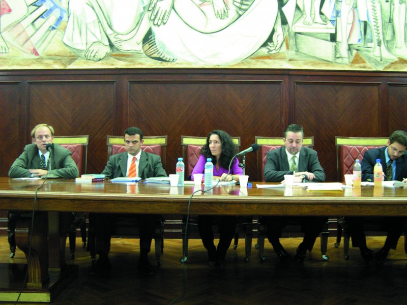 Ignacio Tedesco, Mariano Silvestroni , Cristina Caamaño, Alberto Bovino y Diego Zysman 