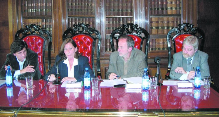 Alejandro Alagia, Susana Albanese, Jesús Rentero Jover y Gregorio Flax