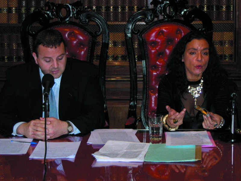 Marcelo Raffín y Anne Bartissol