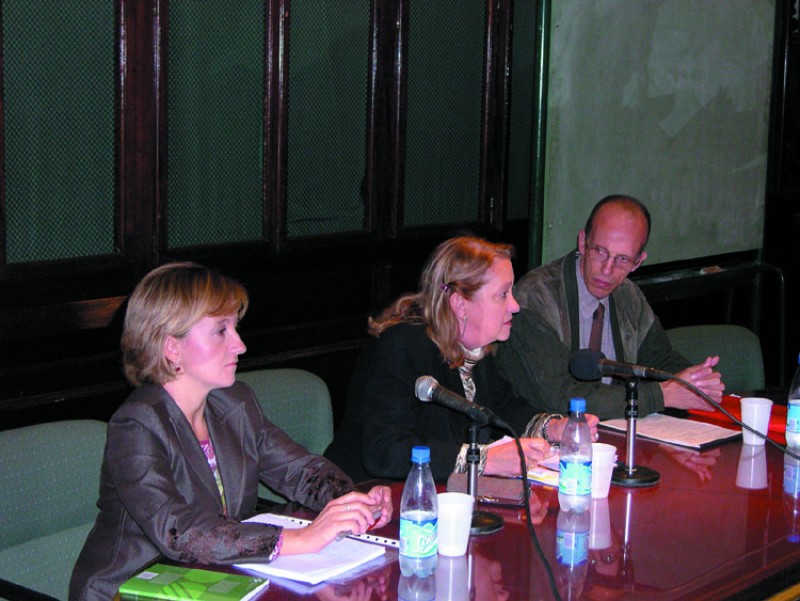 María José Romero, Noemí Rial y Josep Fargas