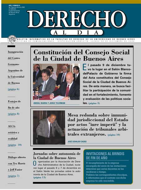 Edición Nº 61 - Tapa