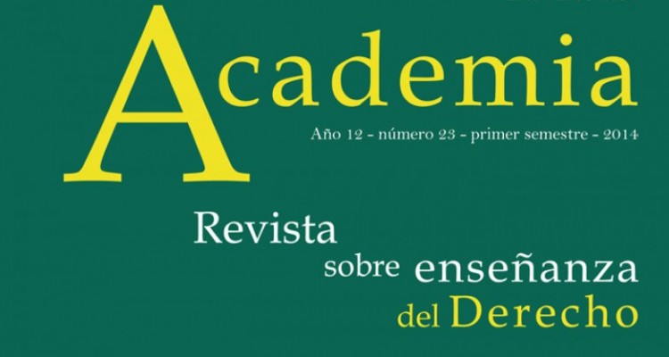 Nuevo número de la Revista Academia