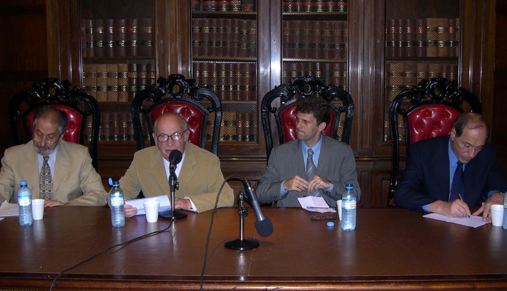 Edmundo Hendler, David Baigún, Ignacio Anitua y Eugenio Zaffaroni