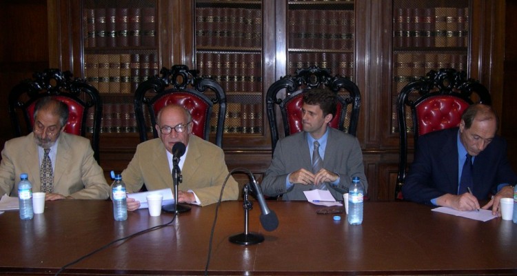 Edmundo Hendler, David Baigún, Ignacio Anitua y Eugenio Zaffaroni