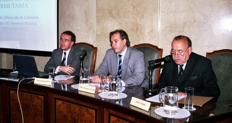 Pedro Herrera Molina, Pablo Chico de la Cámara y José Osvaldo Casás