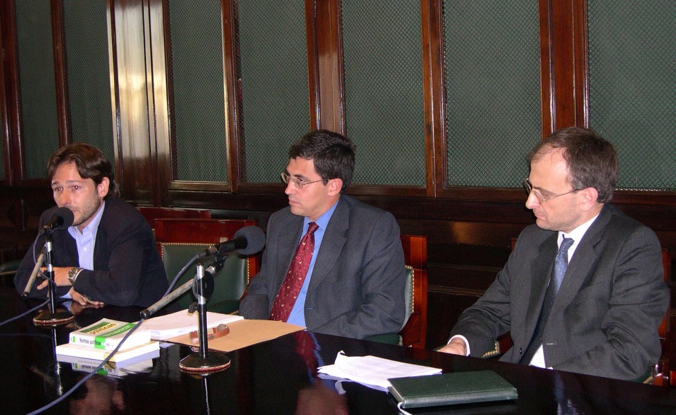 Juan Ignacio Sáenz, Guillermo Escobar Roca y Carlos Balbín