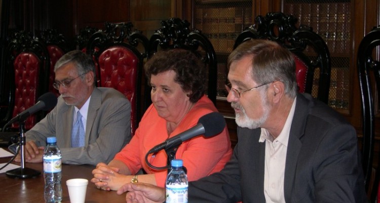 Pedro Aberastury, María Cecilia Gómez Masía y Armin Früehauf