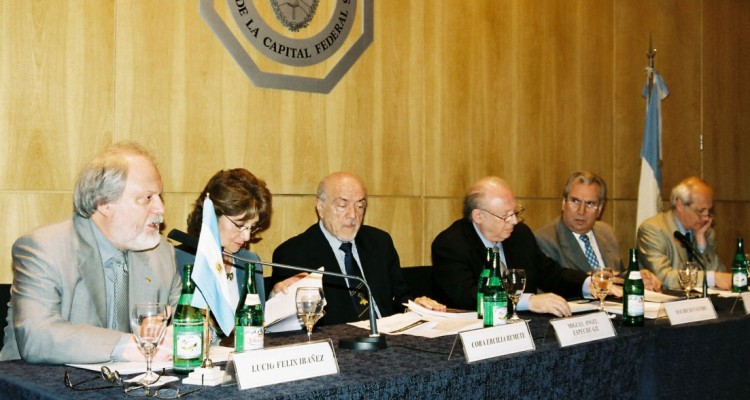 Manuel Alberto Delfico, Juan Antonio  Alesso, María Teresa Moya Domínguez, Miguel Ángel Espeche Gil, Hugo Varsky, Roberto Pons, Alberto Sosa