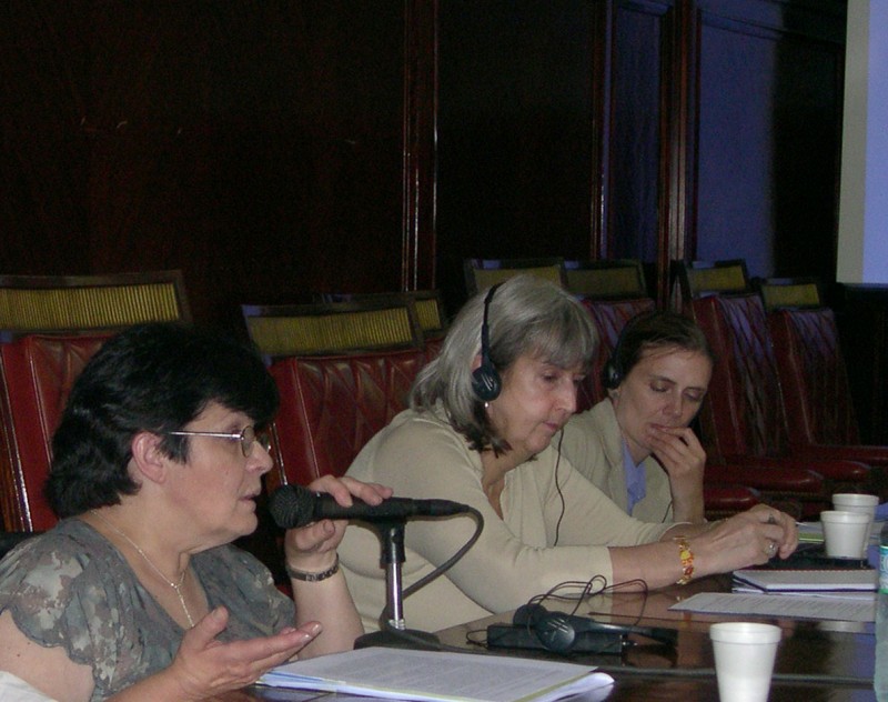 Isabel Ferreira, Lynn Welsh y Donna Mc Gowen