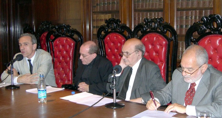 José Miguel Onaindia, Rubén Szumacher, Miguel Ángel Ciuro Caldani y Mario Ackerman