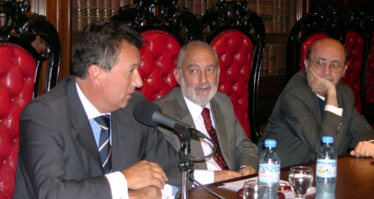 Alberto Dalla Vía, Mario Ackerman y Miguel Ángel Ciuro Caldani