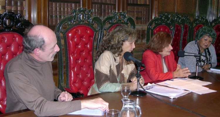 Juan Carlos Volnovich, Sara Mamani, Nelly Minyersky  y Dora Barranco