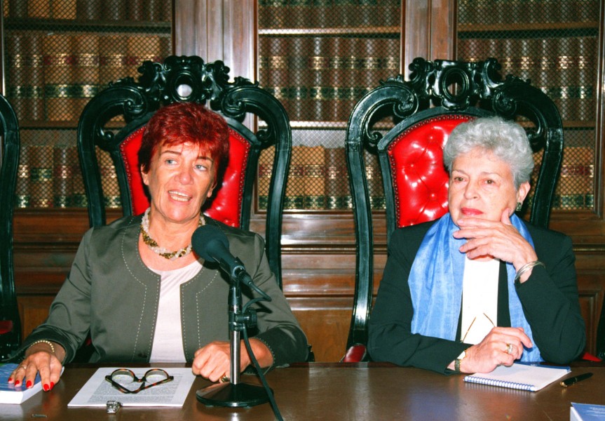 Mónica Pinto y Cecilia Medina Quiroga