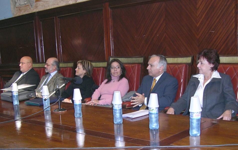 Manuel Céspedes Laguardia, Eduardo Sirkin, Ana Solivellas, Rosa Laguna Quiroz, Omar L. Díaz Solimine, Irma Lovera y Livia Figueiredo