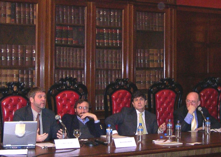 Larry Crump, Pablo Sanguinetti, Juan V. Sola y Fernando Tesón