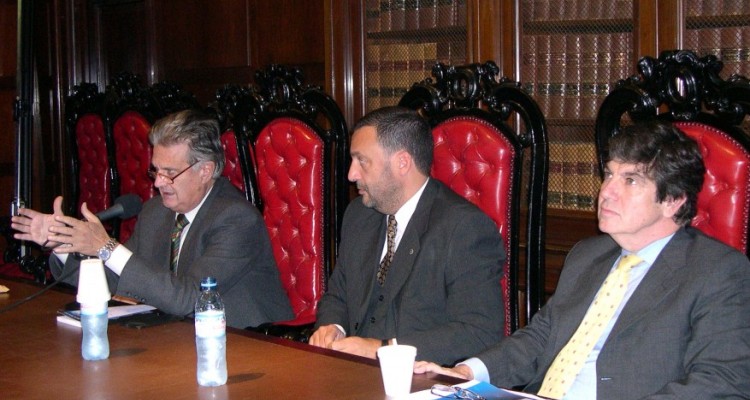 Juan M. Casella, Ricardo M. Sánchez y Juan V. Sola