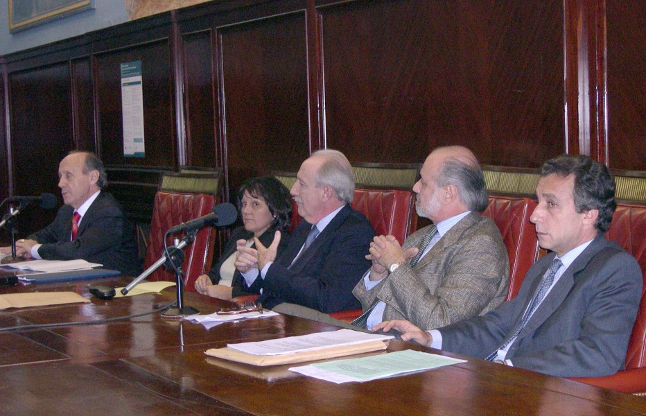 Horacio Vaccarelli, Liliana Abreut de Begher, Jorge Kielmanovich, Héctor Sirkin y Claudio Kipper