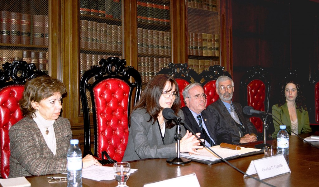 Marta Biagi, Griselda D. Capaldo, Tulio Ortiz, Christian Guy Caubet y Mariela Chervin