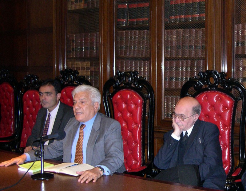 Juan Antonio Seda, Eduardo López Betancourt y Miguel Ángel Ciuro Caldani