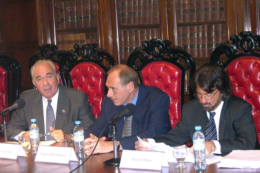 Carlos Chiara Díaz, Eugenio R. Zaffaroni y Daniel Erbetta