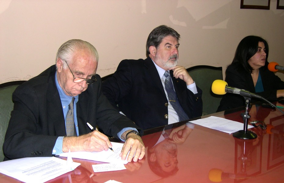 Carlos Mallman, Carlos Cárcova y Laura Pardo