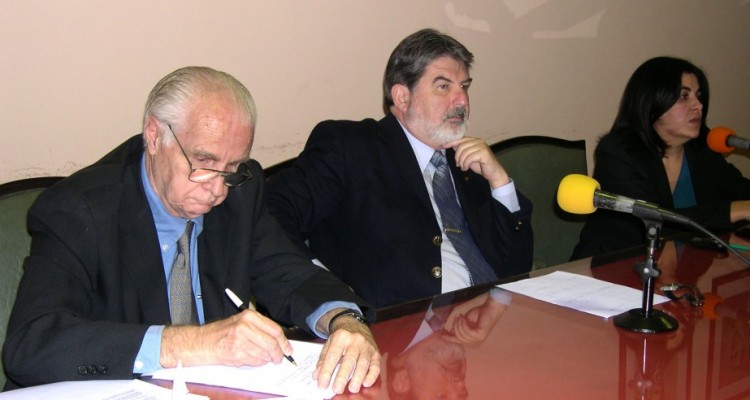 Carlos Mallman, Carlos Cárcova y Laura Pardo