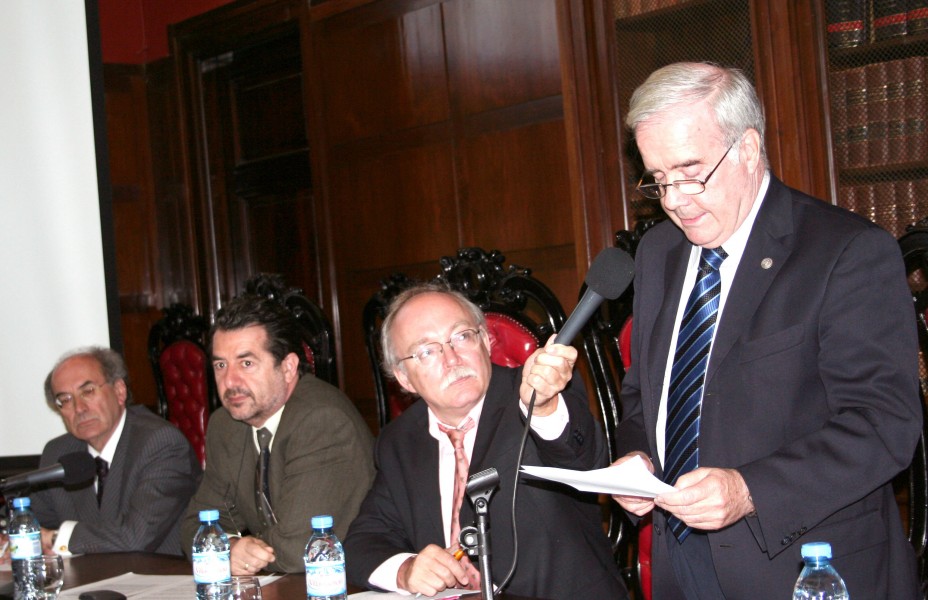 Bernard Grau, Fortunato Mallimaci, Patrice Vermeren y Tulio Ortiz