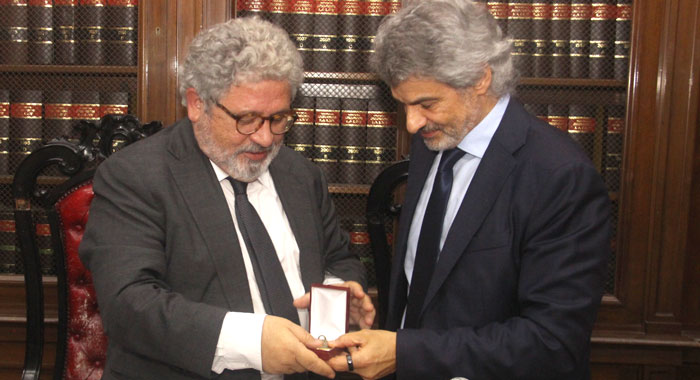 Entrega del doctorado honoris causa de la UBA a Josep Joan Moreso Mateos