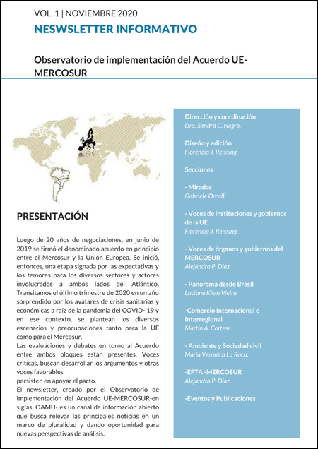 Newsletter informativo 001