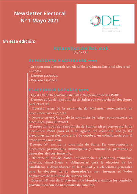 Newsletter informativo 001